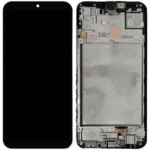 LCD with Touch Screen for Samsung Galaxy A15 - Black (display glass combo folder) With frame OLED