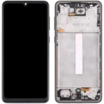 LCD with Touch Screen for Samsung Galaxy A33 5G  - Black (display glass combo folder) OLED With Frame