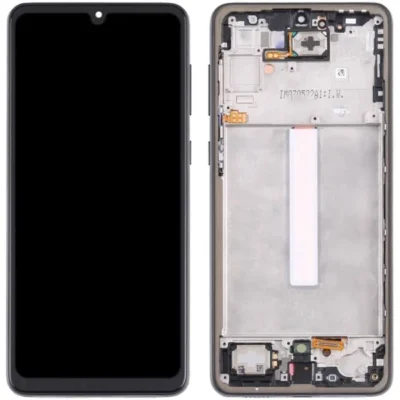 LCD with Touch Screen for Samsung Galaxy A33 5G  - Black (display glass combo folder) OLED With Frame