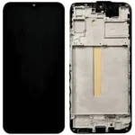 LCD with Touch Screen for Samsung Galaxy A25 5G - Black (display glass combo folder) With Frame OLED