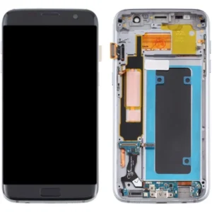 LCD with Touch Screen for Samsung Galaxy S7 Edge - Black (display glass combo folder) With Frame OLED