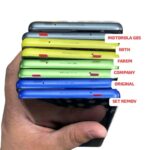 LCD with Touch Screen for Motorola Moto G85 5G - Green (display glass combo folder) (Set Remove)