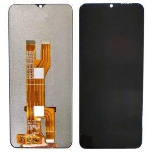 LCD with Touch Screen for Vivo T3 Lite - Black (display glass combo folder)