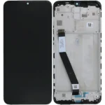 LCD with Touch Screen for Xiaomi Poco M2 - Black (display glass combo folder) (with Frame OG)