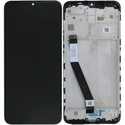 LCD with Touch Screen for Xiaomi Poco M2 - Black (display glass combo folder) (with Frame OG) | Bazzarking
