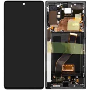 LCD with Touch Screen for Samsung Galaxy Note 10 Plus 5G - Black (display glass combo folder) | OLED