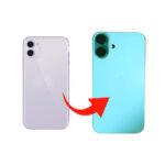 Back Panel Housing Body for Apple iPhone XR Convert to iPhone 16 | Green