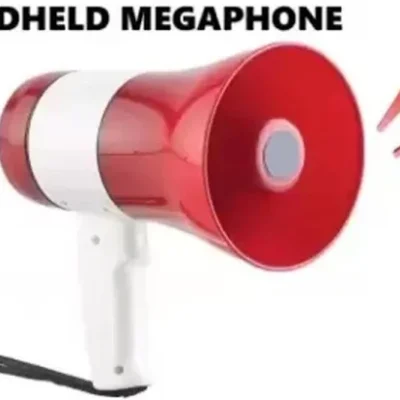 Handheld Megaphone Loud Speaker Recording Speaker USB & SD Card Multi Handheld Bluetooth Megaphone Talk/Record/PlayMusic Rechargeable Battery Included Indoor, Outdoor PA System  (75 W)