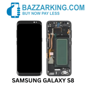 LCD with Touch Screen for Samsung Galaxy S8 - Black (display glass combo folder) With Frame | INCEEL
