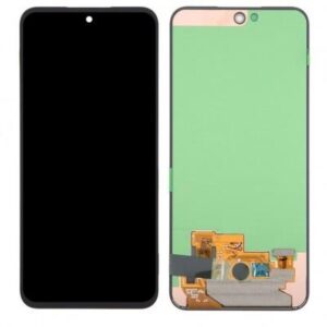 LCD with Touch Screen for Samsung Galaxy A35 5G - Black (display glass combo folder)( With Frame OLED)