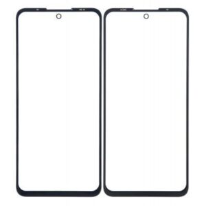 Front Glass for Motorola Moto G60S - Black
