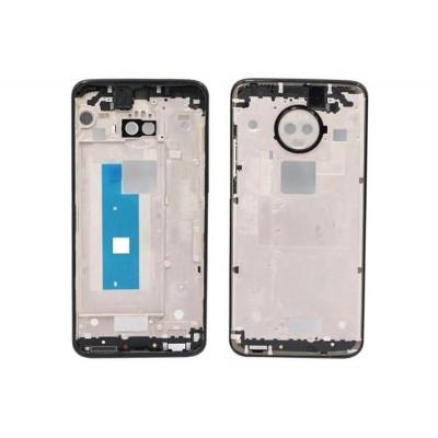 lcd frame middle chassis for motorola moto g7 plus black by Bazzarking