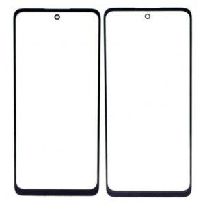 Front Glass for Motorola Moto E22s - Black