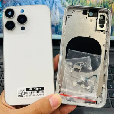 Convertor Back Panel Housing Body for Apple iPhone 11 to Apple iPhone 15 Pro - White