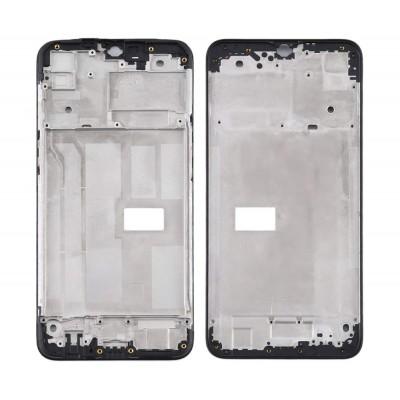 lcd frame middle chassis for realme 3 black by Bazzarking