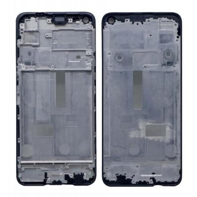 lcd frame middle chassis for realme 7 black by Bazzarking