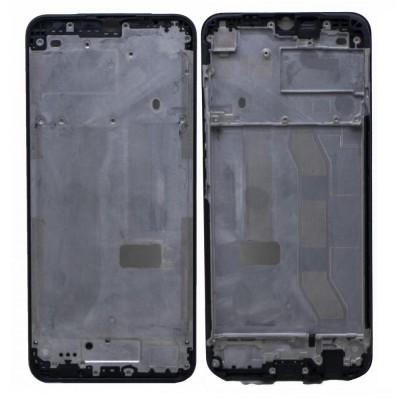 lcd frame middle chassis for realme c15 black by Bazzarking