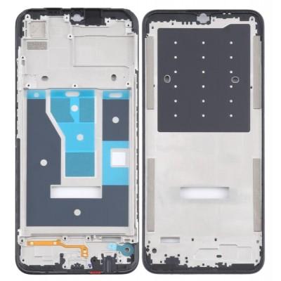 lcd frame middle chassis for realme c20 black by Bazzarking