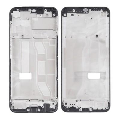 lcd frame middle chassis for realme c25 black by Bazzarking