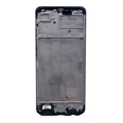 lcd frame middle chassis for realme c53 india black by Bazzarking