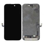 LCD with Touch Screen for Apple iPhone 16 - Black (display glass combo folder)