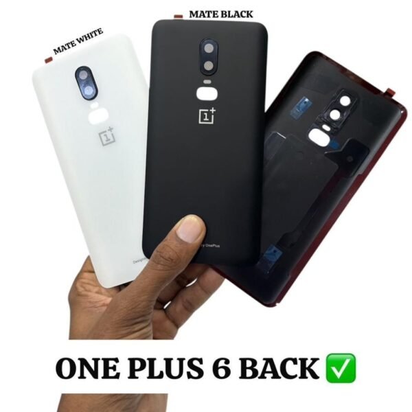 Back Panel Cover for OnePlus 6 - With Camera lens