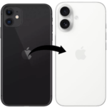Converter Housing Assembly Rear Back Chassis Housing For Apple iPhone 11 Convert to iPhone 16 | White