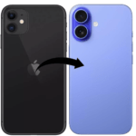Convertor Back Panel Housing Body for Apple iPhone 11 to Apple iPhone 16 - Blue
