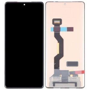 LCD with Touch Screen for Motorola Edge 50 Ultra - Black (display glass combo folder) | OLED