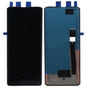 LCD with Touch Screen for Motorola Edge - Black (display glass combo folder) | OLED