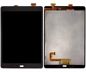 LCD with Touch Screen for Samsung Galaxy Tab A 9.7 | T550 | T555 - Black  (display glass combo folder)