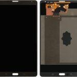 LCD with Touch Screen for Samsung Galaxy Tab S 8.4 LTE - BLACK (display glass combo folder) | T705