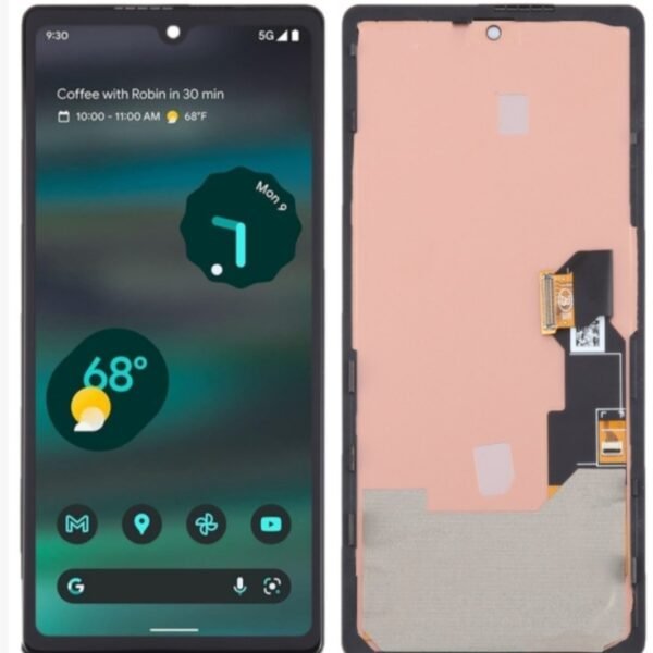 OLED Display for Google Pixel 6a - Black - Fingerprint sensor working