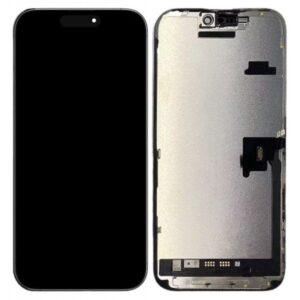 LCD with Touch Screen for Apple iPhone 16 Pro Max - Black (display glass combo folder) | INCELL