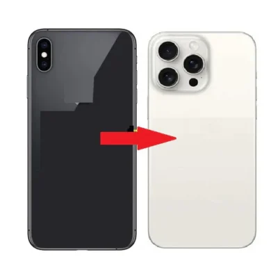 Convertor Back Panel Housing Body for Apple iPhone XS Max to Apple iPhone 15 Pro Max