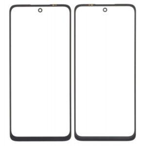 Front Glass for Motorola Moto G62 5G - Black