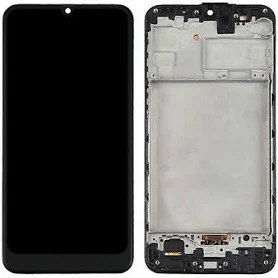 LCD with Touch Screen for Samsung Galaxy M31 - Black (display glass combo folder) | INCELL WITH FRAME