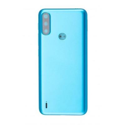 back panel cover for motorola moto e7 power blue