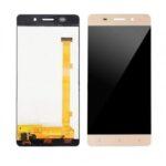 Display for Gionee M5 Lite - Gold (display glass combo folder)
