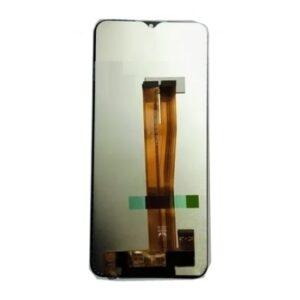 LCD with Touch Screen for Lava O1 - Black (display glass combo folder)