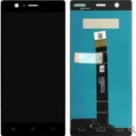 LCD with Touch Screen for Nokia 3 - Black (display glass combo folder)