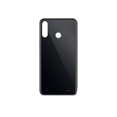 back panel cover for tecno spark 3 black Bazzarking