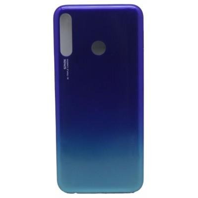 back panel cover for tecno spark 4 blue Bazzarking