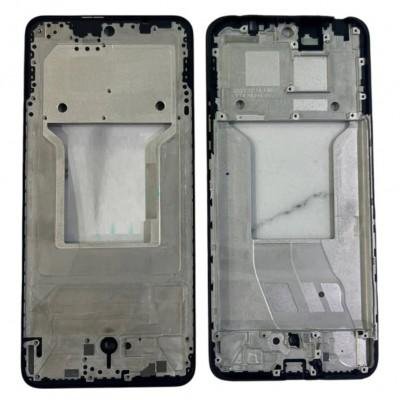 lcd frame middle chassis for realme p1 5g black by Bazzarking