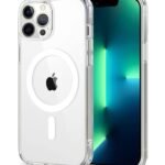 Clear Transparent Mag-Safe Wireless Charging Back Cover for iPhone 13 Pro Max