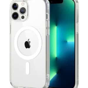 Clear Transparent Mag-Safe Wireless Charging Back Cover for iPhone 13 Pro Max