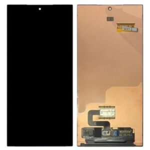 LCD with Touch Screen for Samsung Galaxy S25 Ultra - Black (display glass combo folder) | OLED WITH FRAME