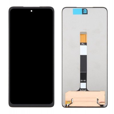 LCD with Touch Screen for Motorola Moto G75 5G - Black (display glass combo folder)