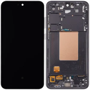 LCD with Touch Screen for Samsung Galaxy S24 FE 5G - Black (display glass combo folder) TFT