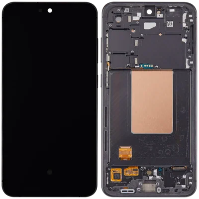 LCD with Touch Screen for Samsung Galaxy S24 FE 5G - Black (display glass combo folder) TFT